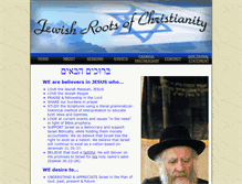 Tablet Screenshot of jewishrootsofchristianity.org